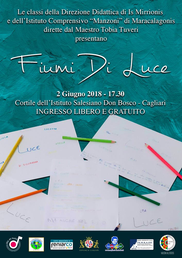 Fiumi di Luce – Concerto diretto dal Maestro Tobia Tuveri in occasione del Festival Musikaleidos – 2 Giugno alle 17.30