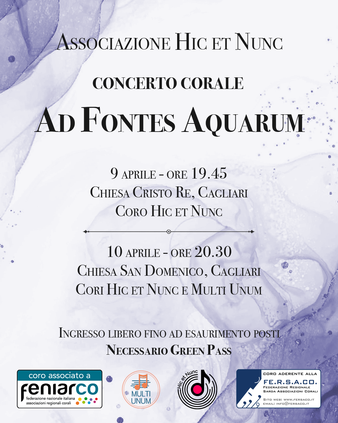 Scopri di più sull'articolo Ad fontes aquarum – Concerto corale su temi della Quaresima